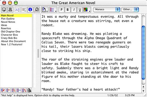 word processor for os x